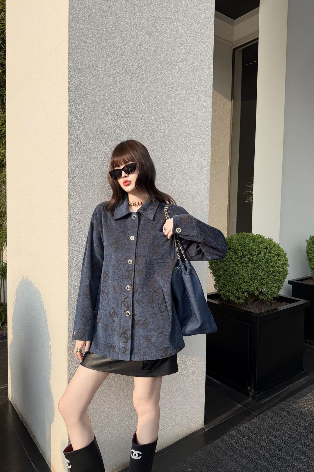 🔥Highest Quality🔥26FW New Letter-Print Collared Loose-Fit Jacket 🩵