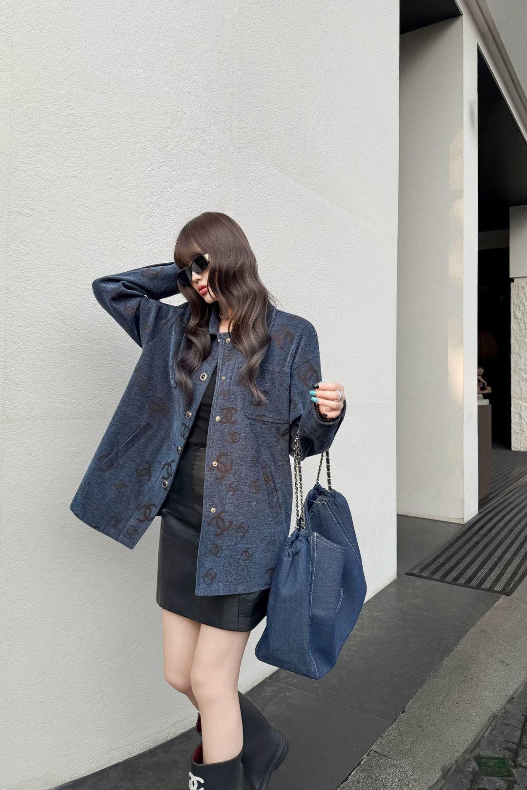 🔥Highest Quality🔥26FW New Letter-Print Collared Loose-Fit Jacket 🩵