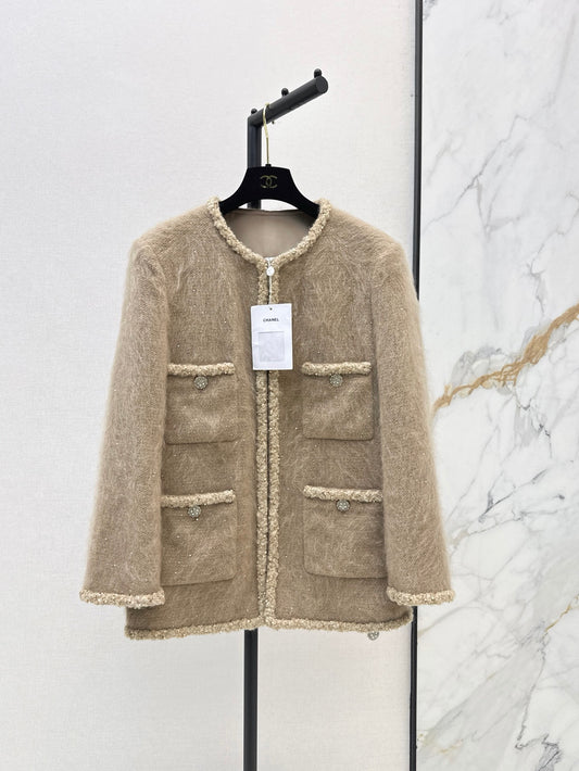 🔥Highest Quality🔥26FW New Cashmere-Trimmed Coat 🤎