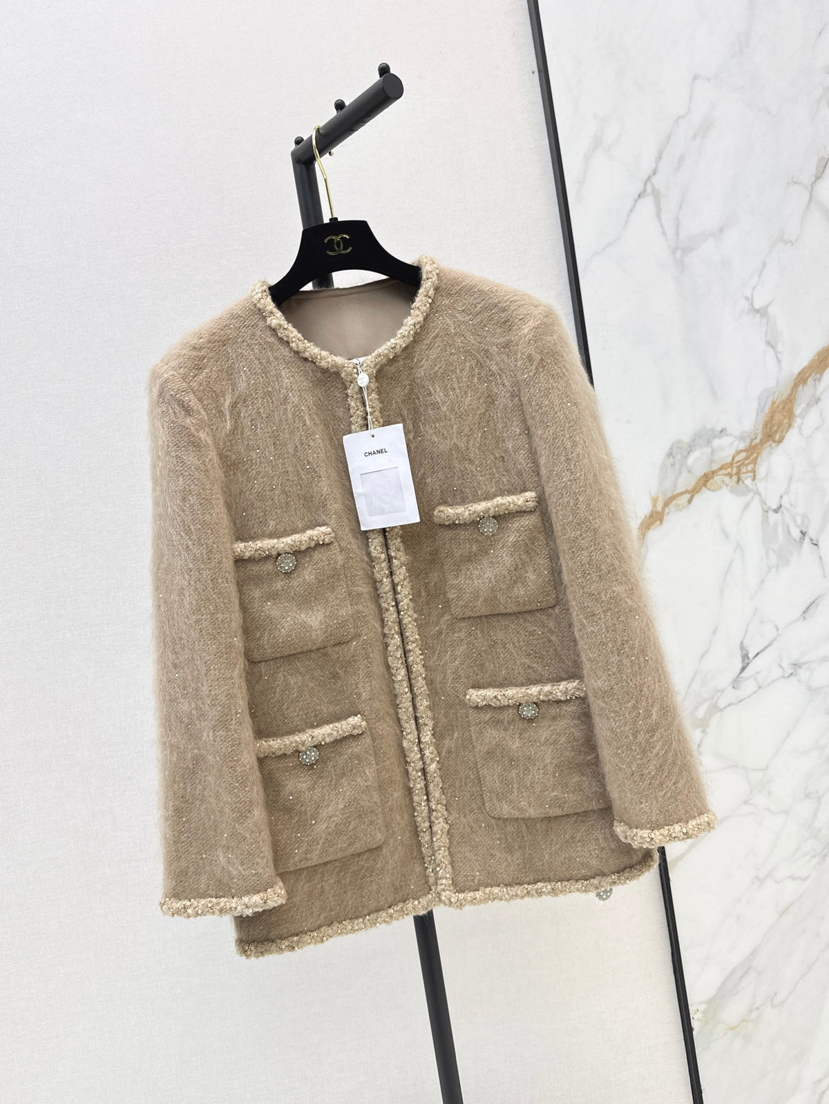 🔥Highest Quality🔥26FW New Cashmere-Trimmed Coat 🤎