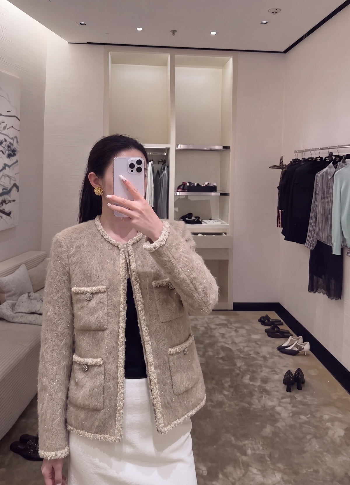 🔥Highest Quality🔥26FW New Cashmere-Trimmed Coat 🤎