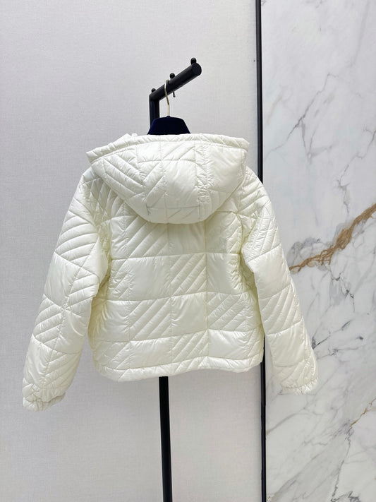 26FW New Embossed Hooded Padded Jacket 🤍