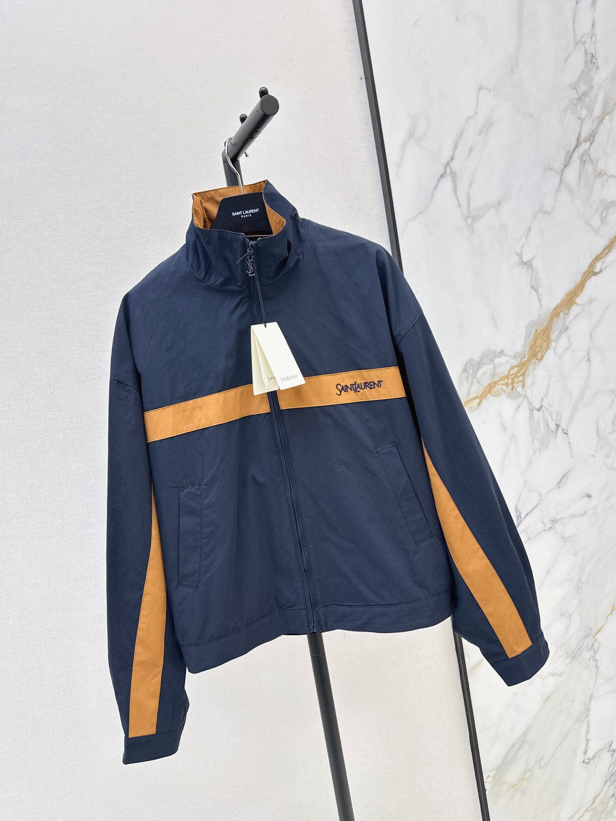 🔥Highest Quality🔥26FW New Color-Block Stand-Collar Jacket 🖤
