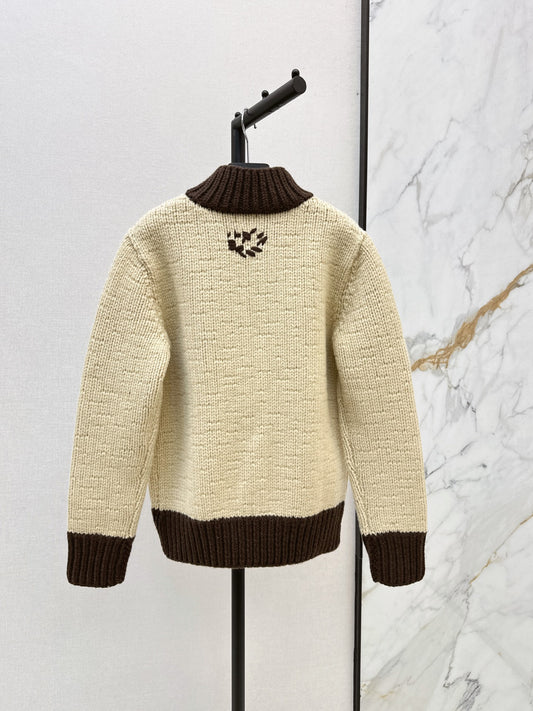 🔥Highest Quality🔥26FW New Wool-Knit Zip-Up Cardigan 🖤