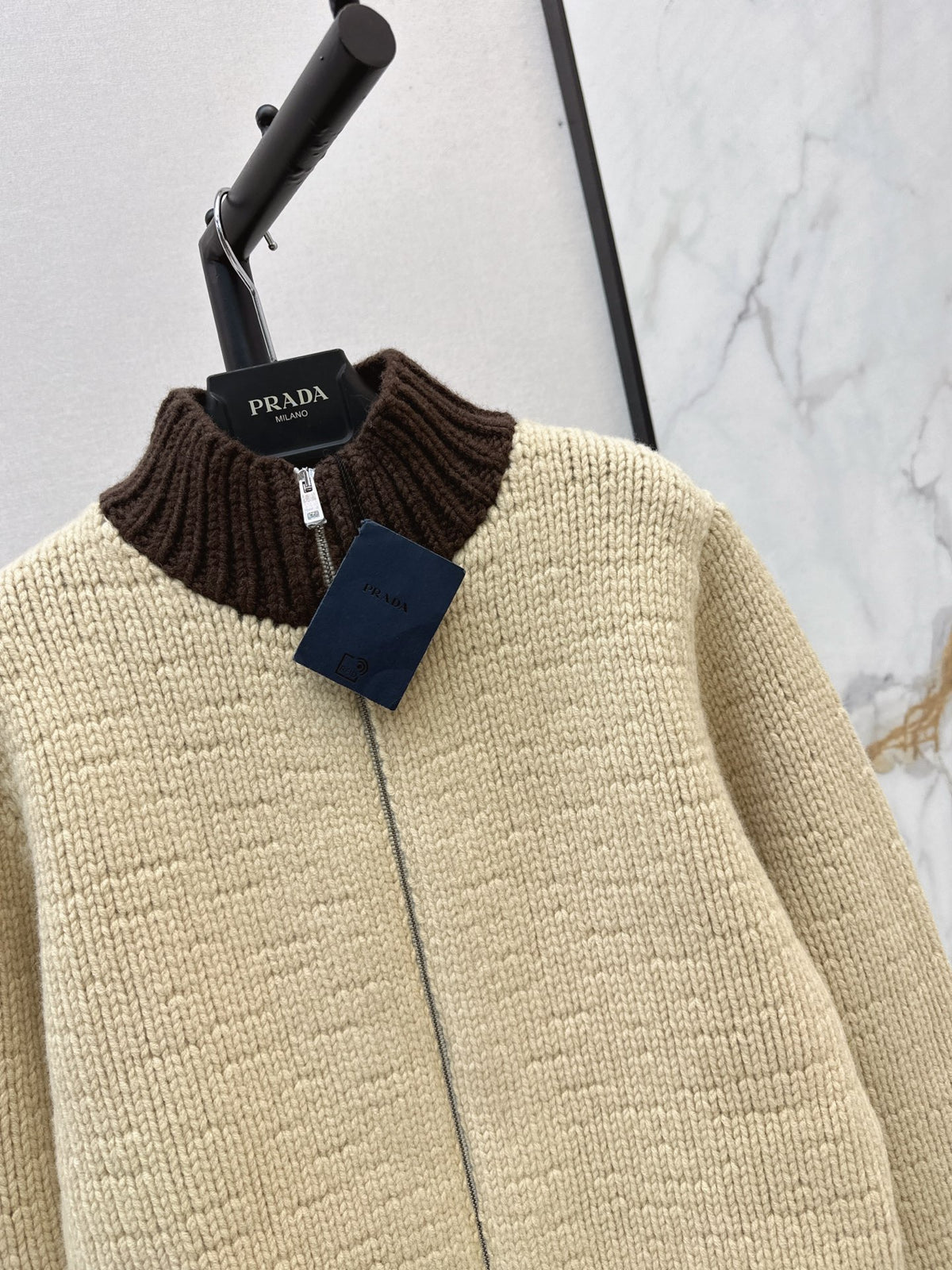 🔥Highest Quality🔥26FW New Wool-Knit Zip-Up Cardigan 🖤