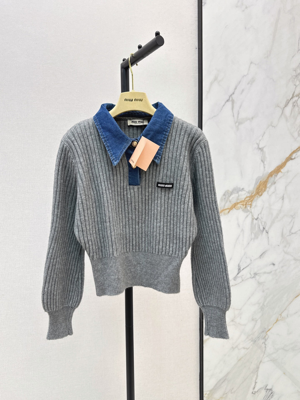 🔥Highest Quality🔥26FW New Collared Knit Sweater 🤍🩶