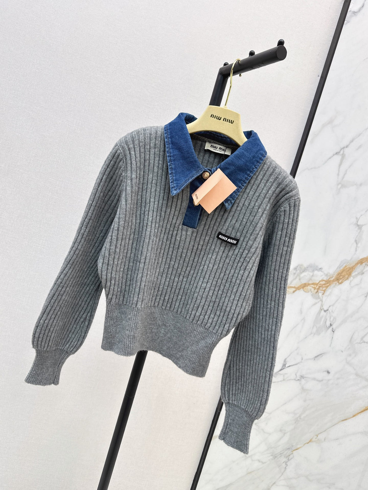 🔥Highest Quality🔥26FW New Collared Knit Sweater 🤍🩶