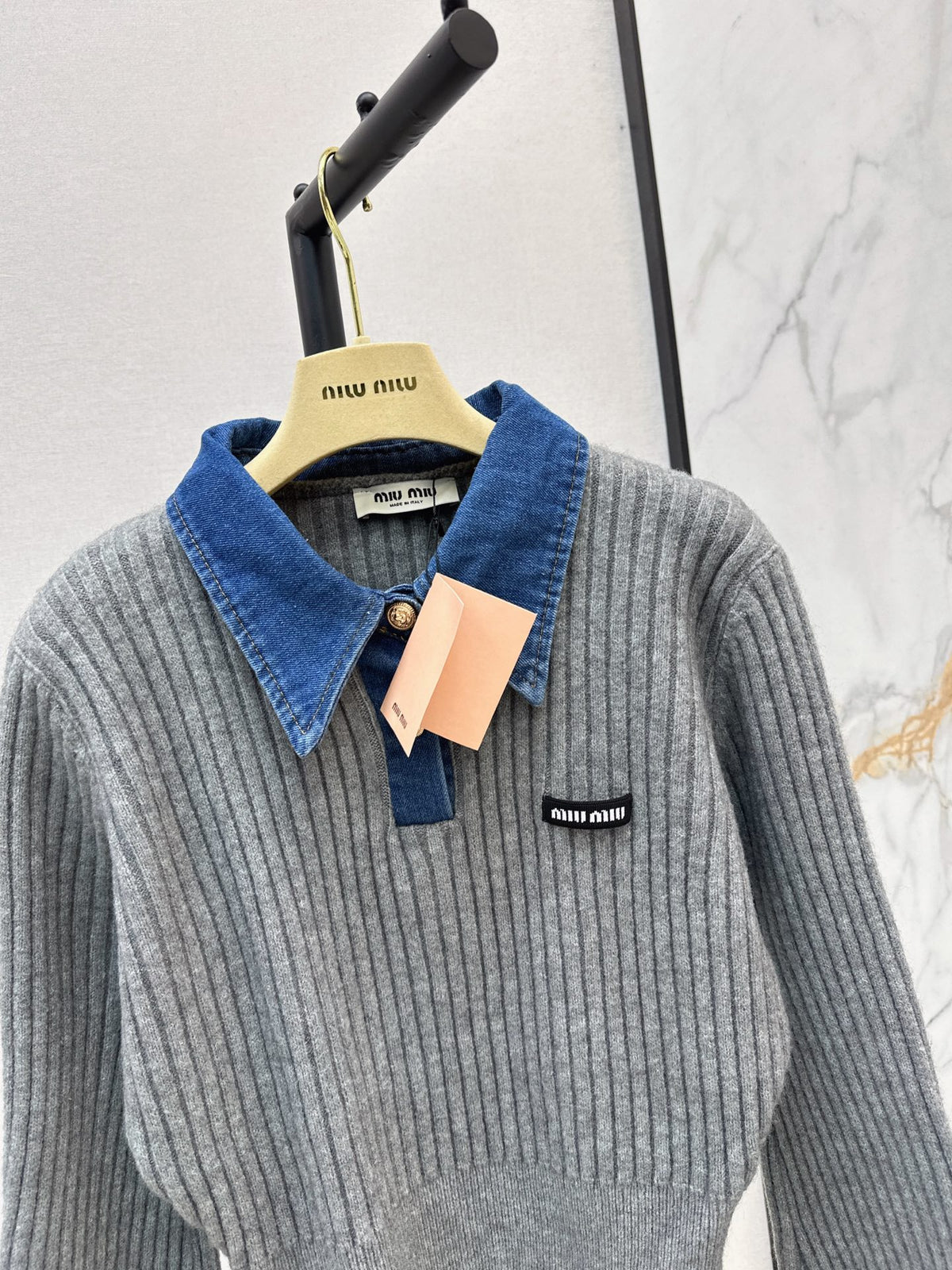 🔥Highest Quality🔥26FW New Collared Knit Sweater 🤍🩶