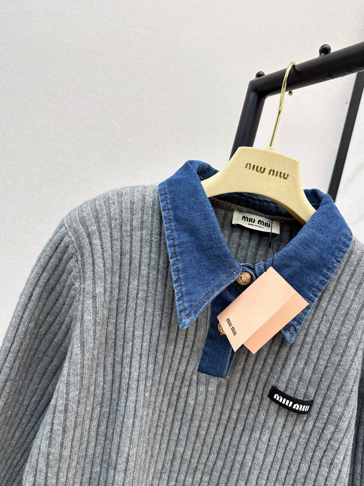 🔥Highest Quality🔥26FW New Collared Knit Sweater 🤍🩶