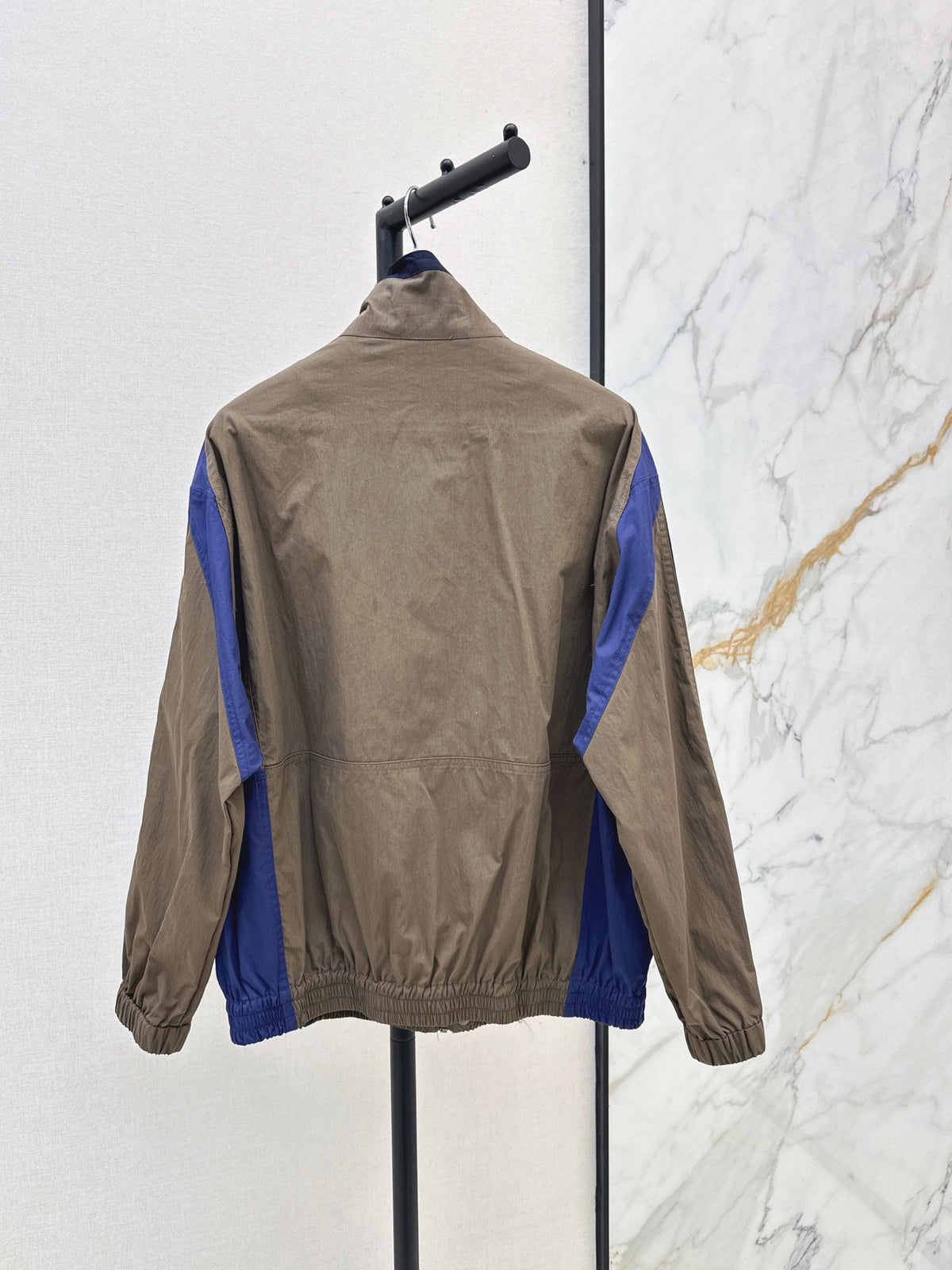 🔥Highest Quality🔥26FW New Color-Block Stand-Collar Trench Coat 🩶