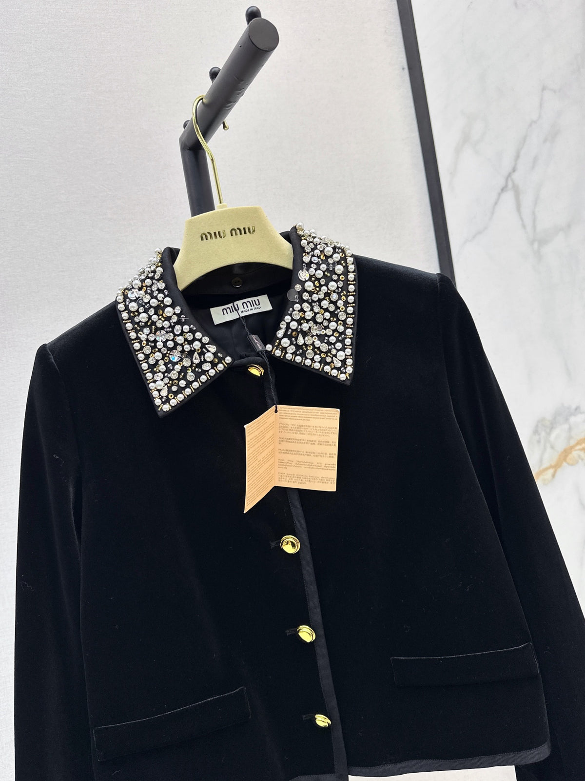 🔥Highest Quality🔥26FW New Velvet Cropped Jacket 🖤