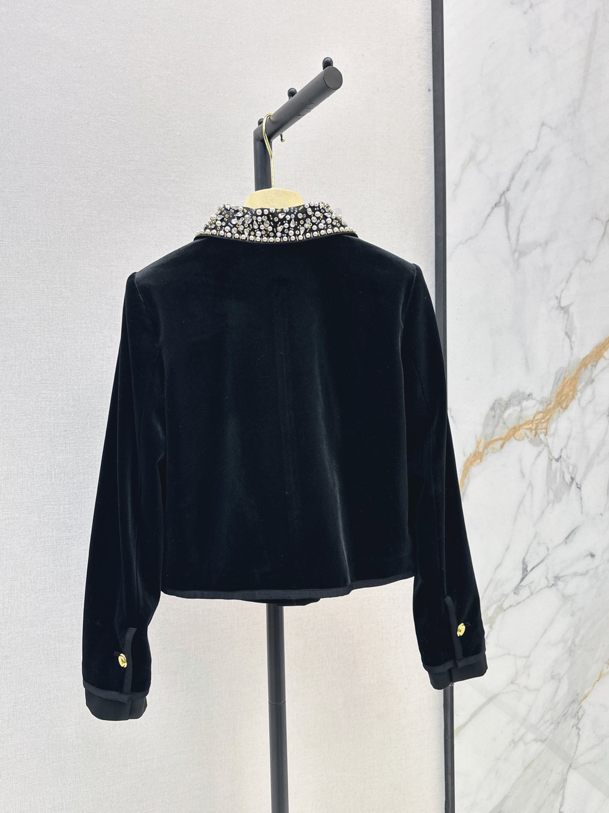 🔥Highest Quality🔥26FW New Velvet Cropped Jacket 🖤