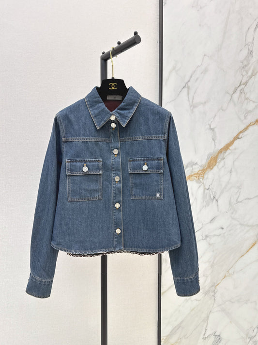 26FW New Denim Collared Shirt Jacket 💙