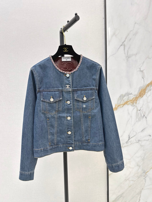 26FW New Denim Crew-Neck Jacket 💙