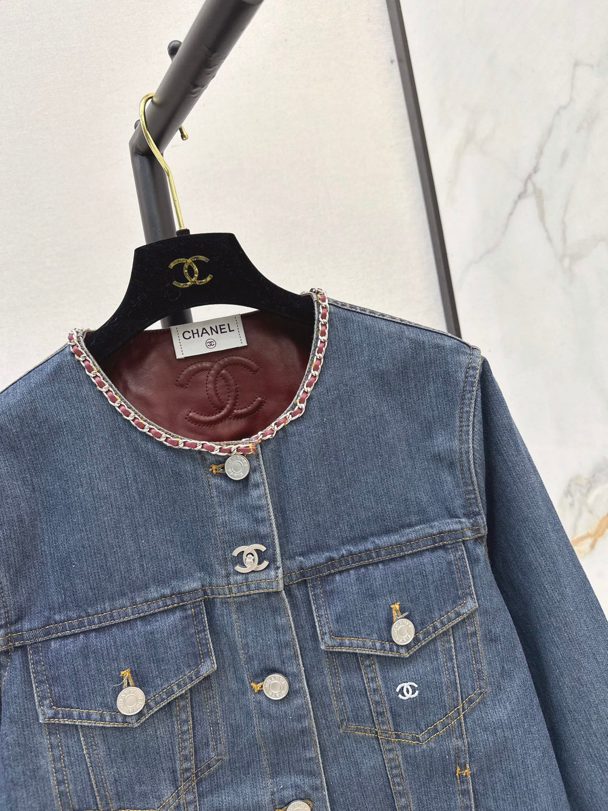 26FW New Denim Crew-Neck Jacket 💙