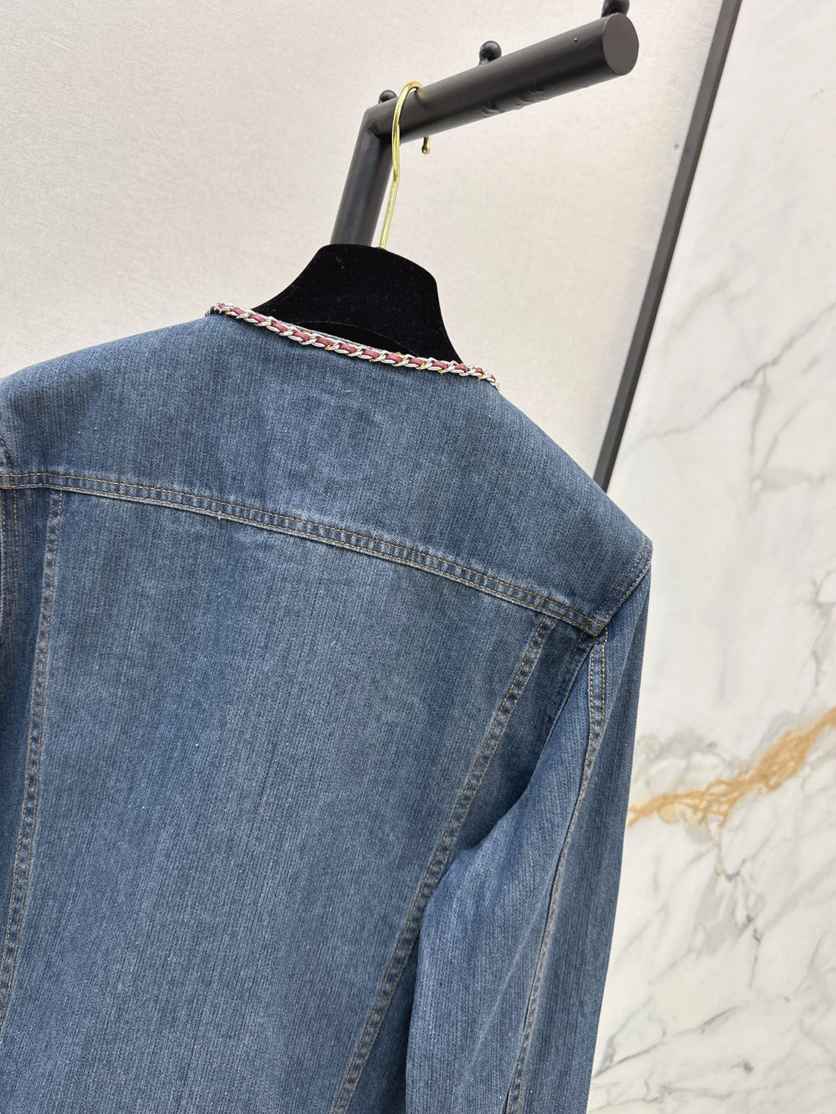 26FW New Denim Crew-Neck Jacket 💙