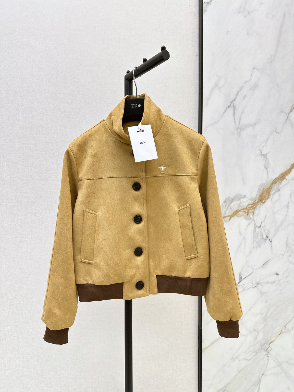 26FW New Faux Suede Stand-Collar Jacket 🤎🖤