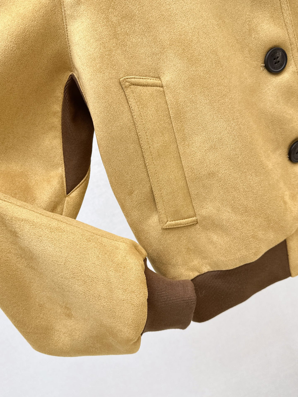 26FW New Faux Suede Stand-Collar Jacket 🤎🖤