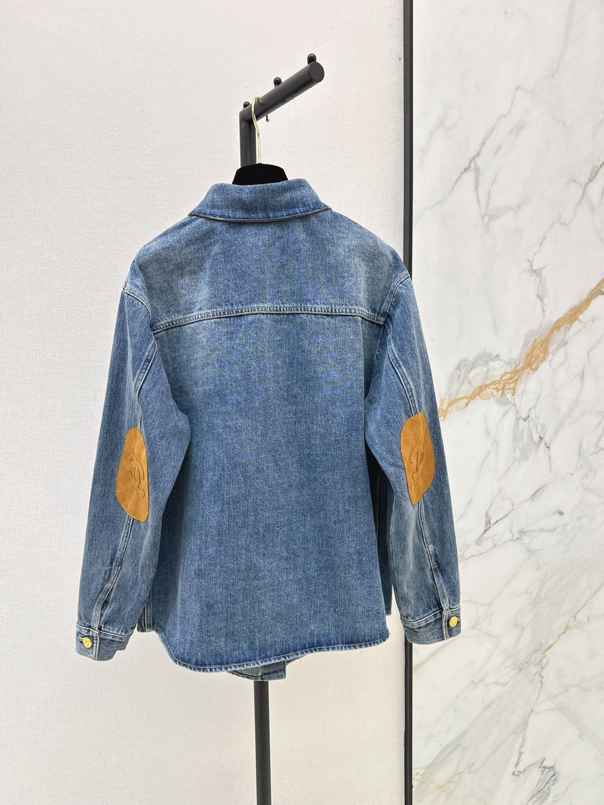 🔥Highest Quality🔥26FW New Heavily Embellished Denim Shirt 🩵