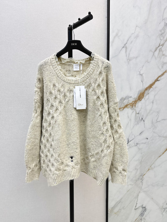 26FW New Cable-Knit Crewneck Sweater 🤍🖤