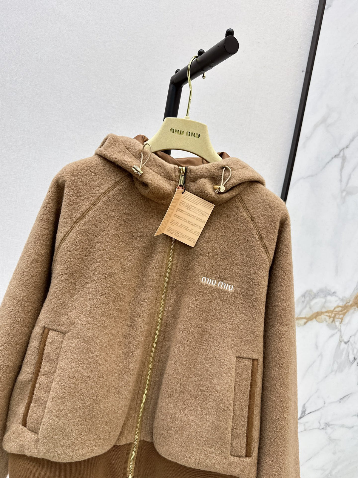 26FW New Hooded Teddy Coat 🤎🩶