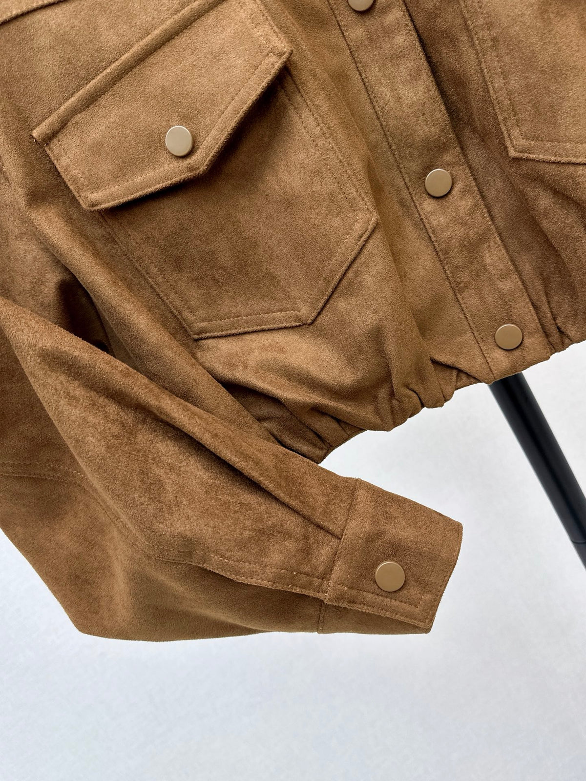 26FW New Faux Suede Cropped Jacket 🤎