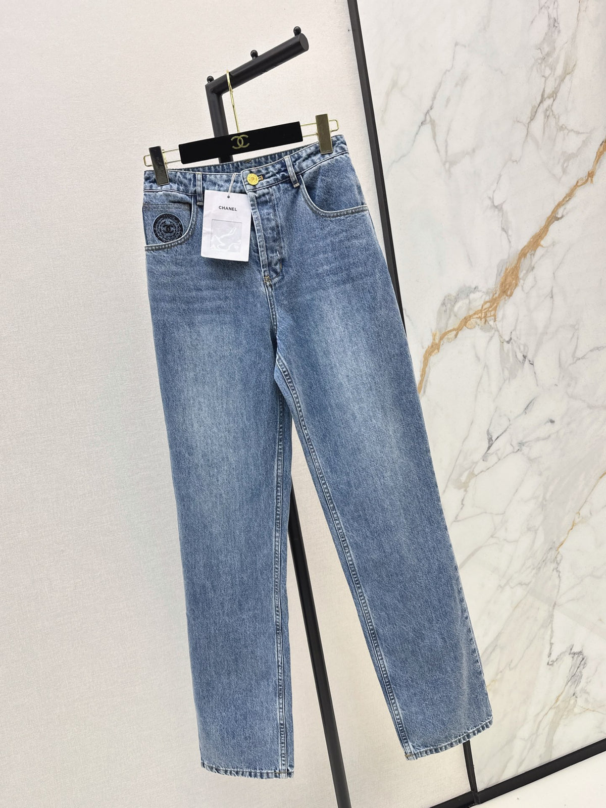 26FW New Stamp Logo Jeans 🩵