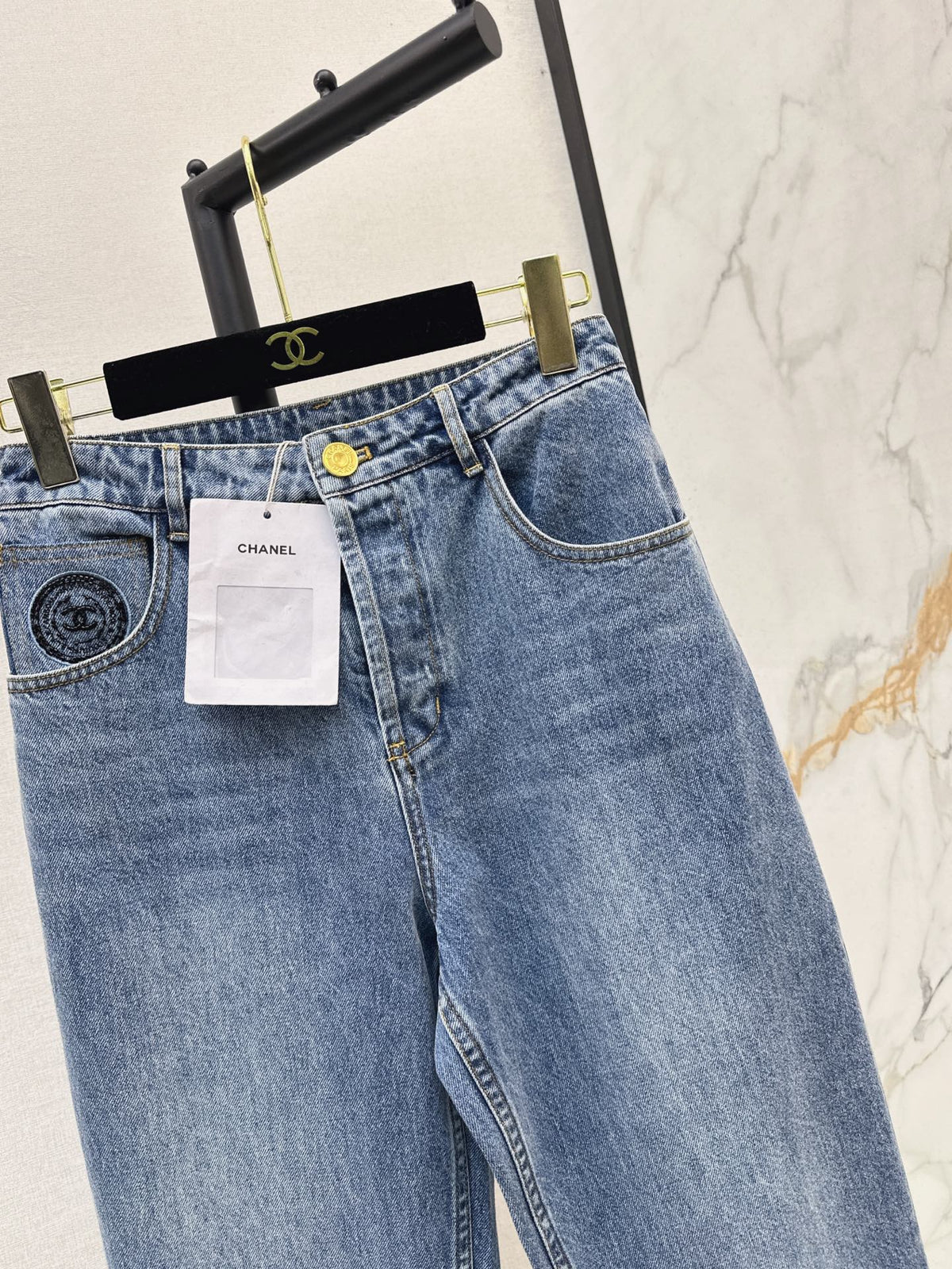 26FW New Stamp Logo Jeans 🩵