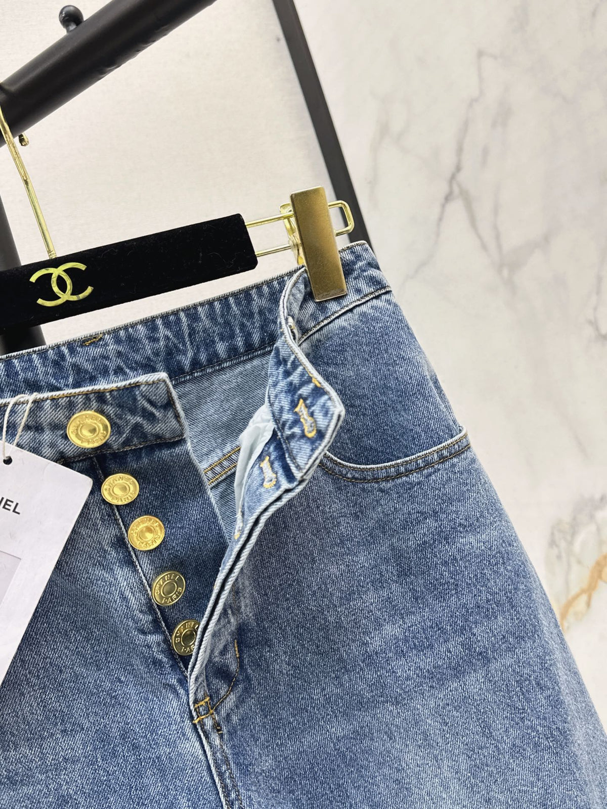 26FW New Stamp Logo Jeans 🩵