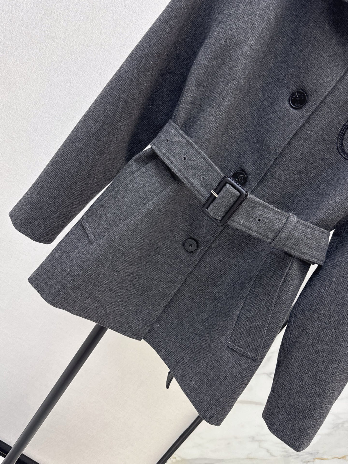 26FW New Lapel Mid-Length Coat 🩶