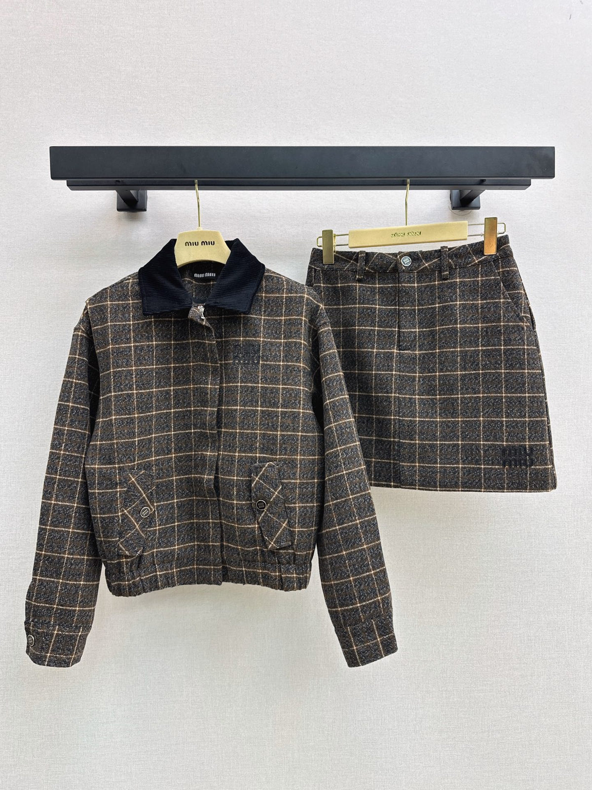26FW New Vintage Plaid Set 🤎