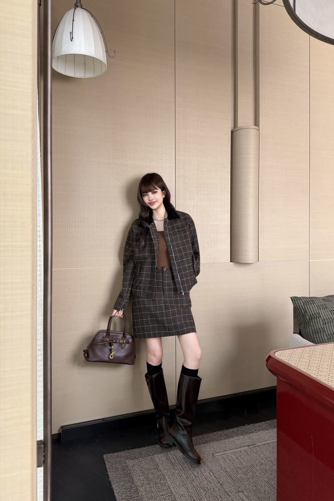 26FW New Vintage Plaid Set 🤎