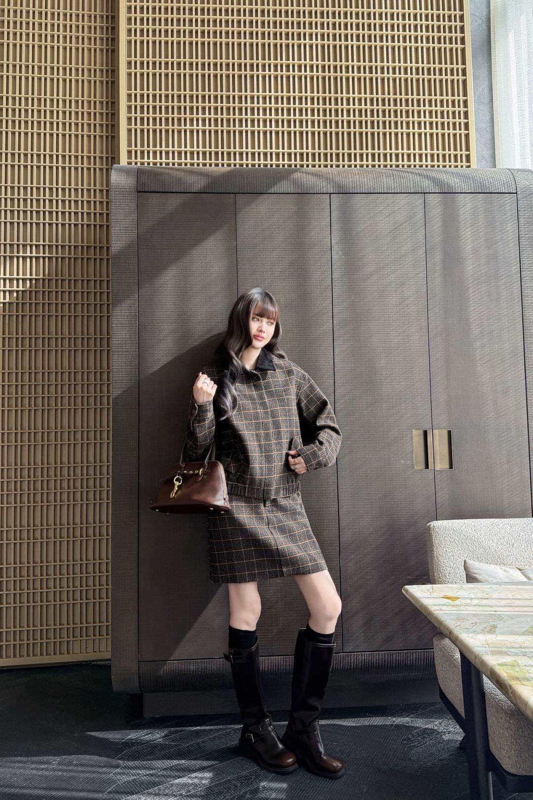 26FW New Vintage Plaid Set 🤎
