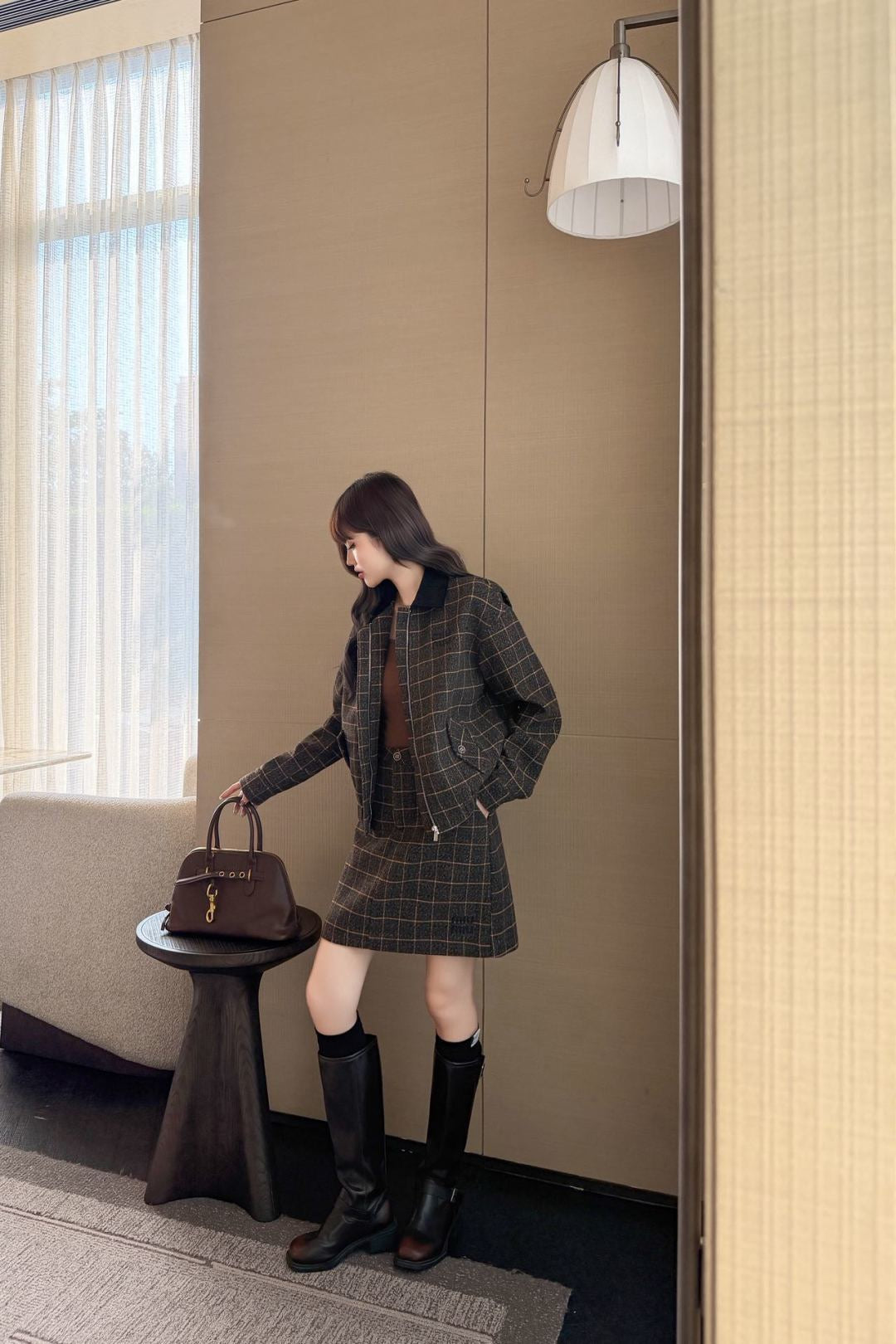 26FW New Vintage Plaid Set 🤎