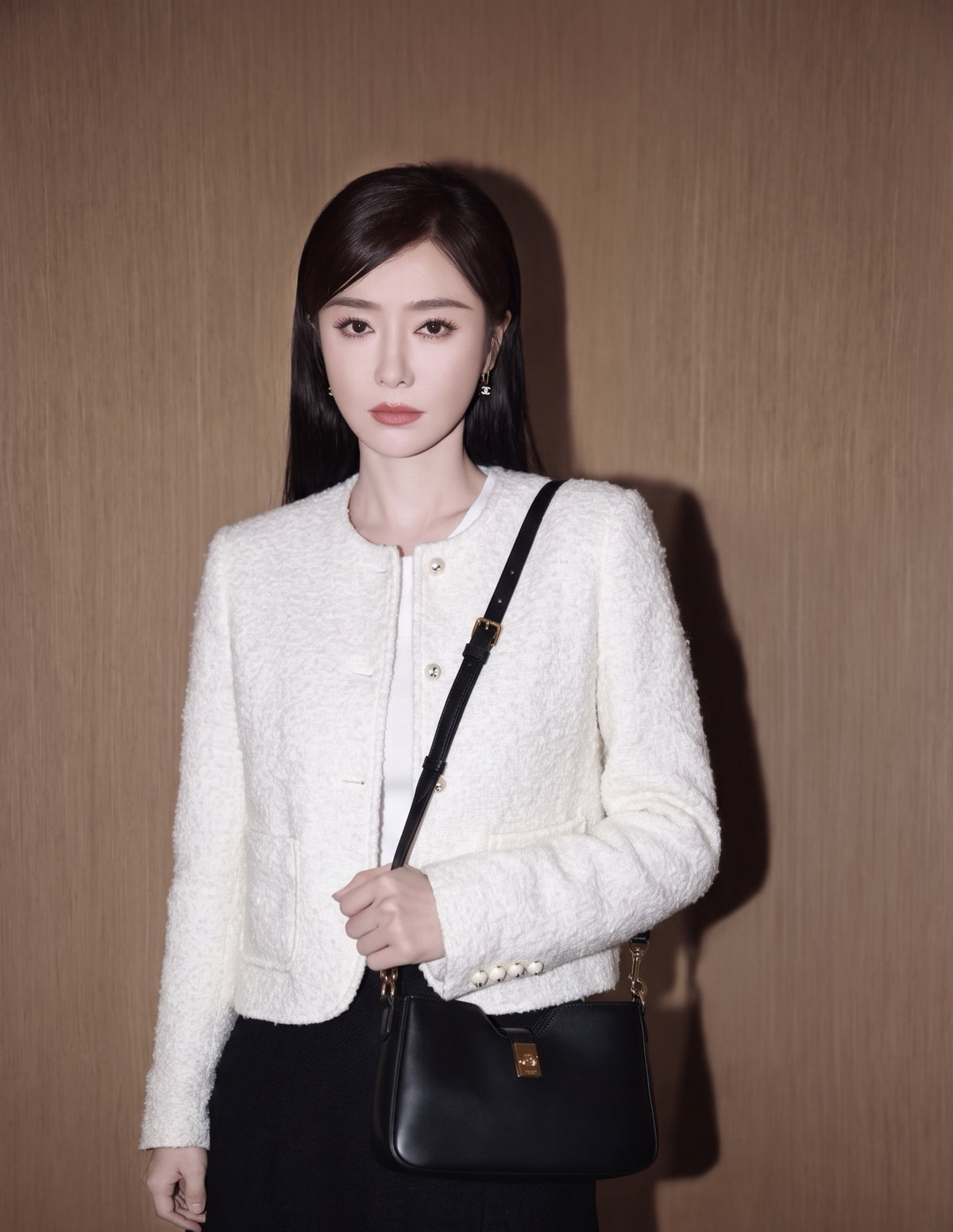 26FW New Cream-Colored Cropped Knit Jacket 🤍