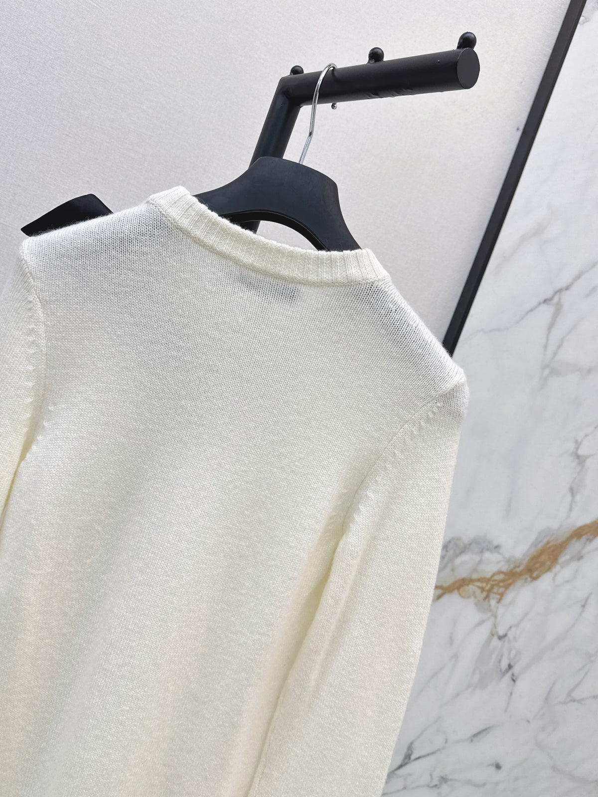🔥Highest Quality🔥26FW New Bow-Detail Crewneck Sweater 🤍🩶