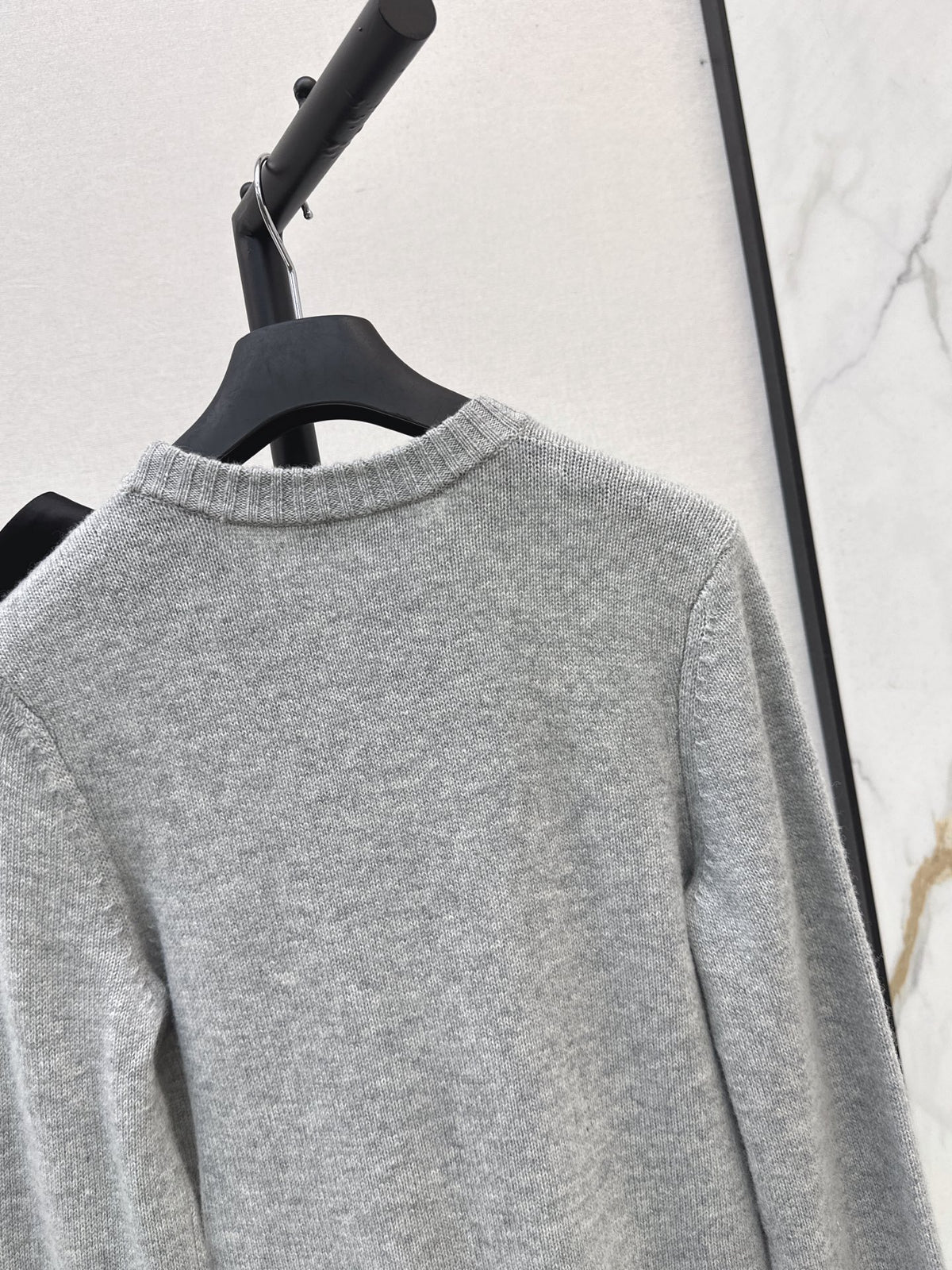 🔥Highest Quality🔥26FW New Bow-Detail Crewneck Sweater 🤍🩶