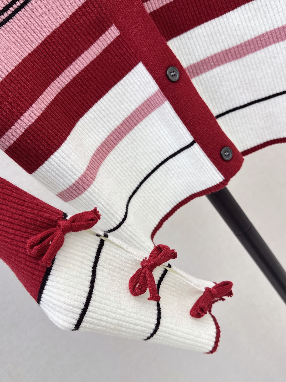 🎄Xmas🎄26FW New Crew-Neck Striped Cardigan ❤️