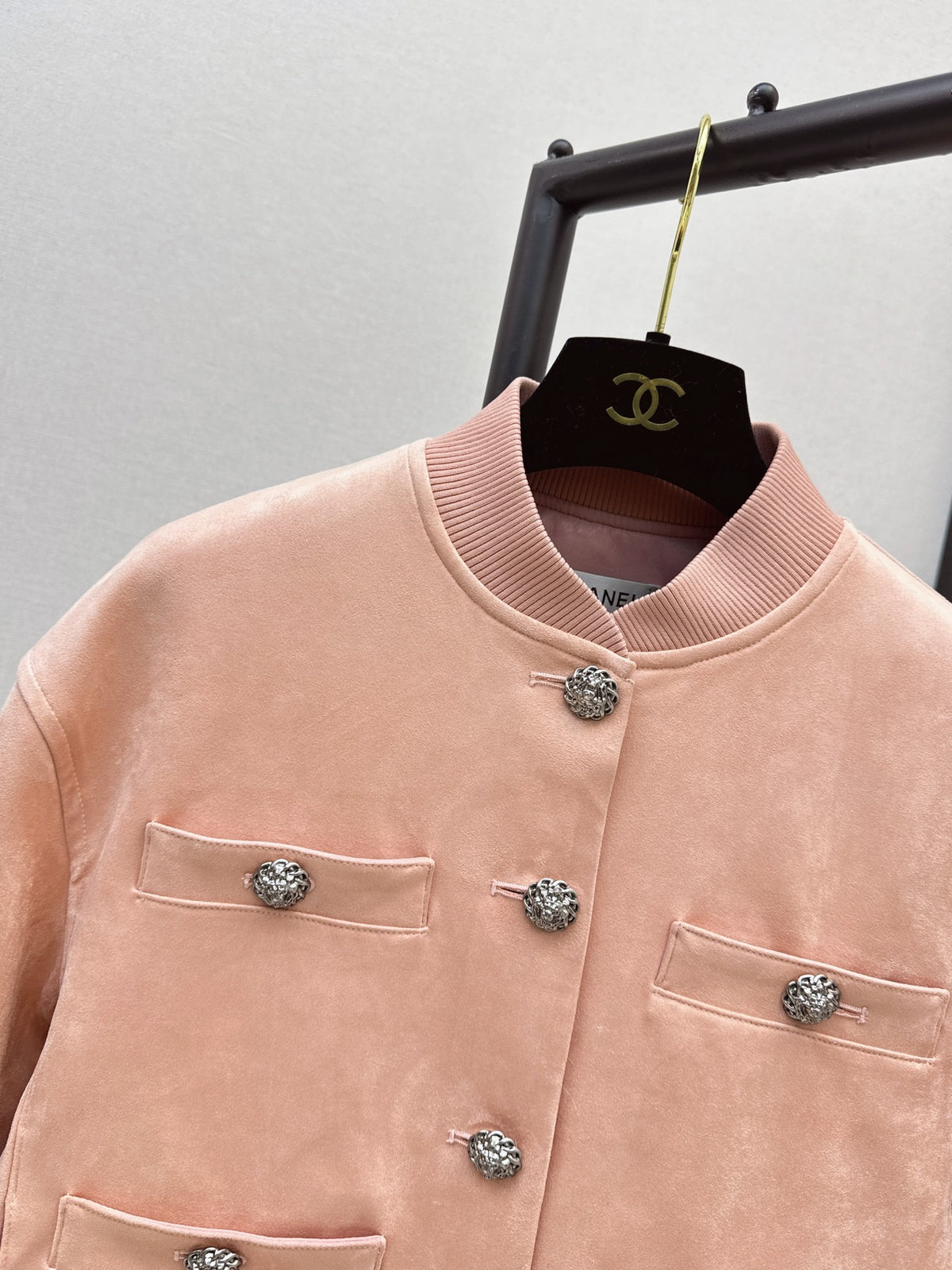 26FW New Peach Pink Varsity Jacket ❤️