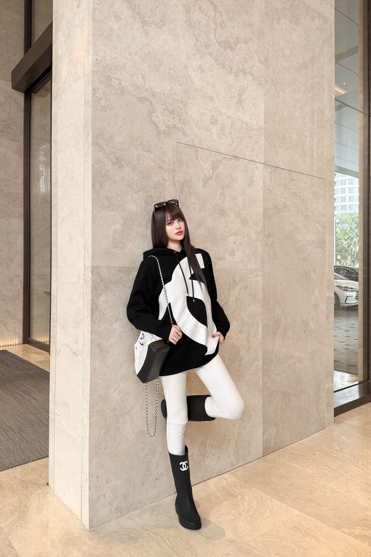 26FW New "Coco Girl" Sweatshirt Dress 🤍🖤