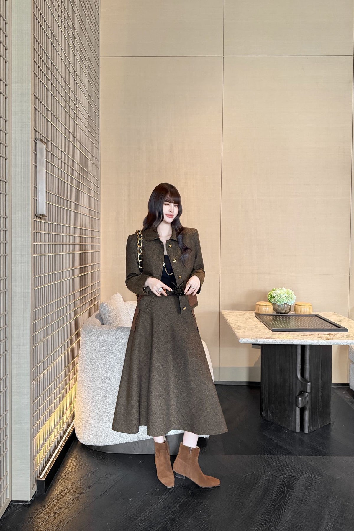 26FW New Collared Cropped Jacket 🤎