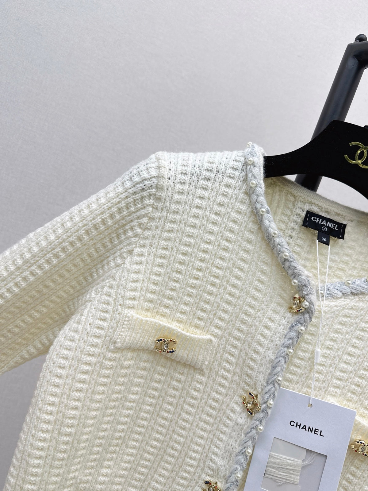 26FW New Four-Pocket Crew-Neck Knit Cardigan 🤍🖤