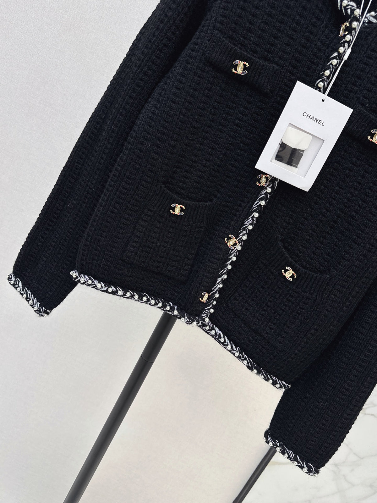 26FW New Four-Pocket Crew-Neck Knit Cardigan 🤍🖤