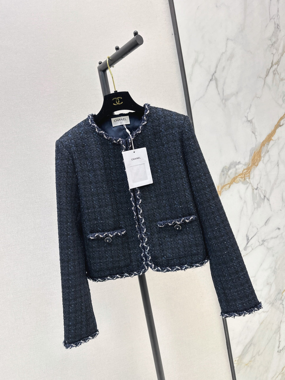 26FW New Knitted Crew-Neck Jacket with Pockets 🖤