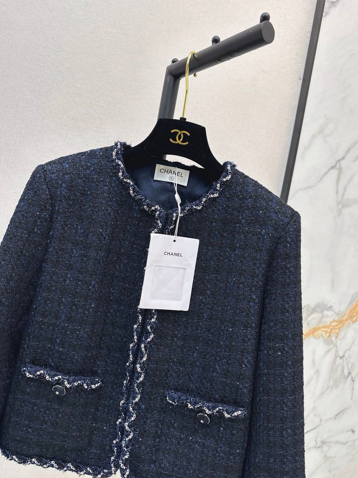 26FW New Knitted Crew-Neck Jacket with Pockets 🖤