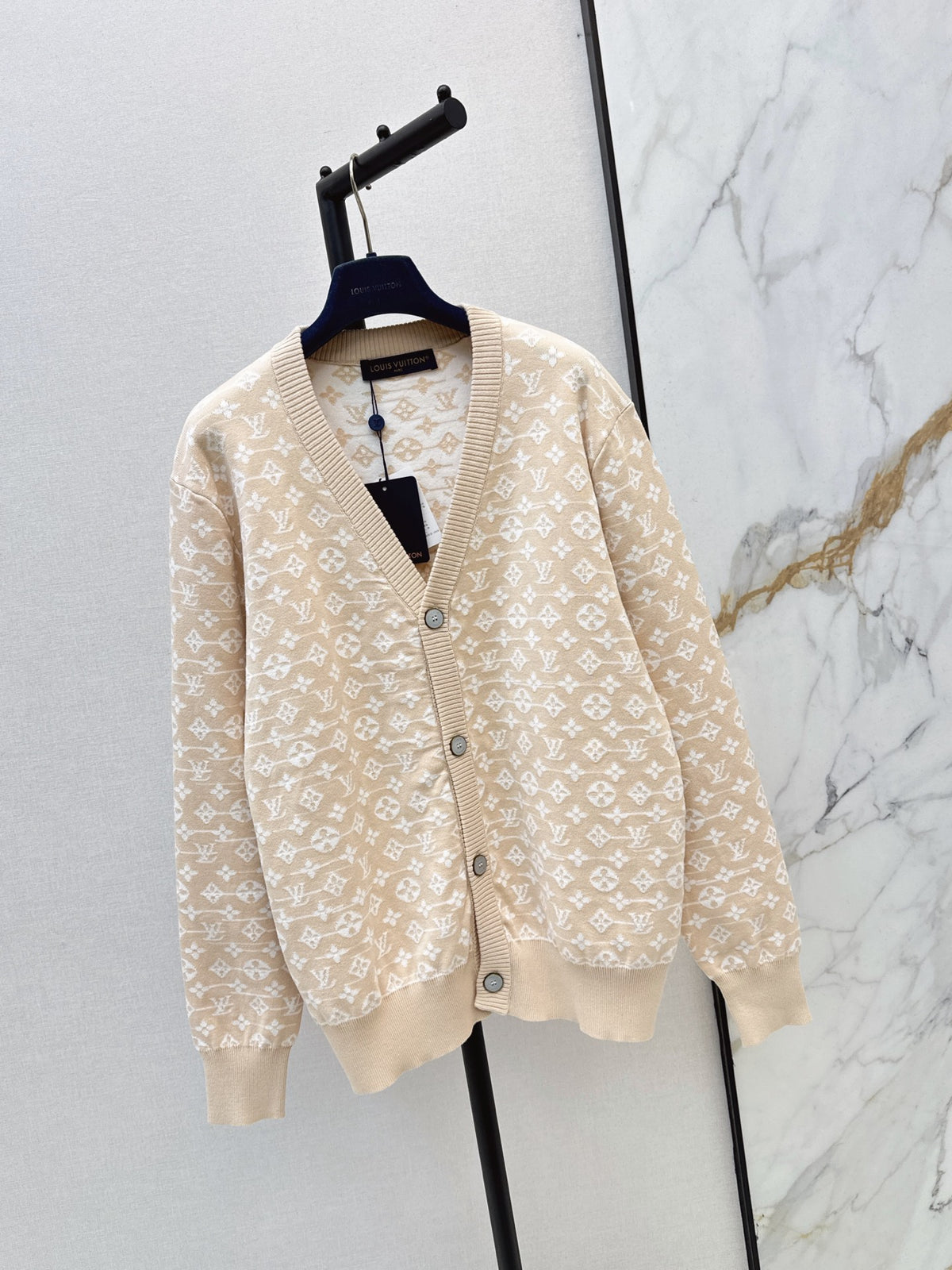 26FW New Jacquard Loose-Fit Knit Cardigan 🤍