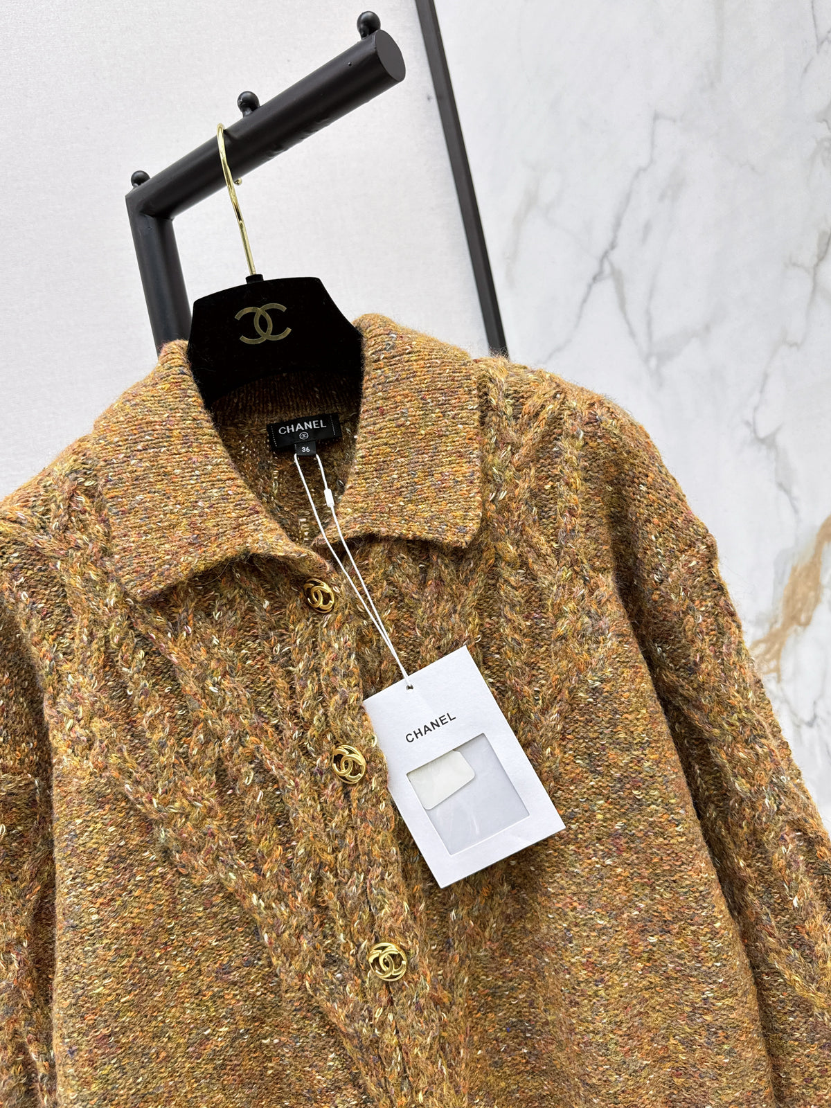 26FW New Collared Knit Cardigan 🤎