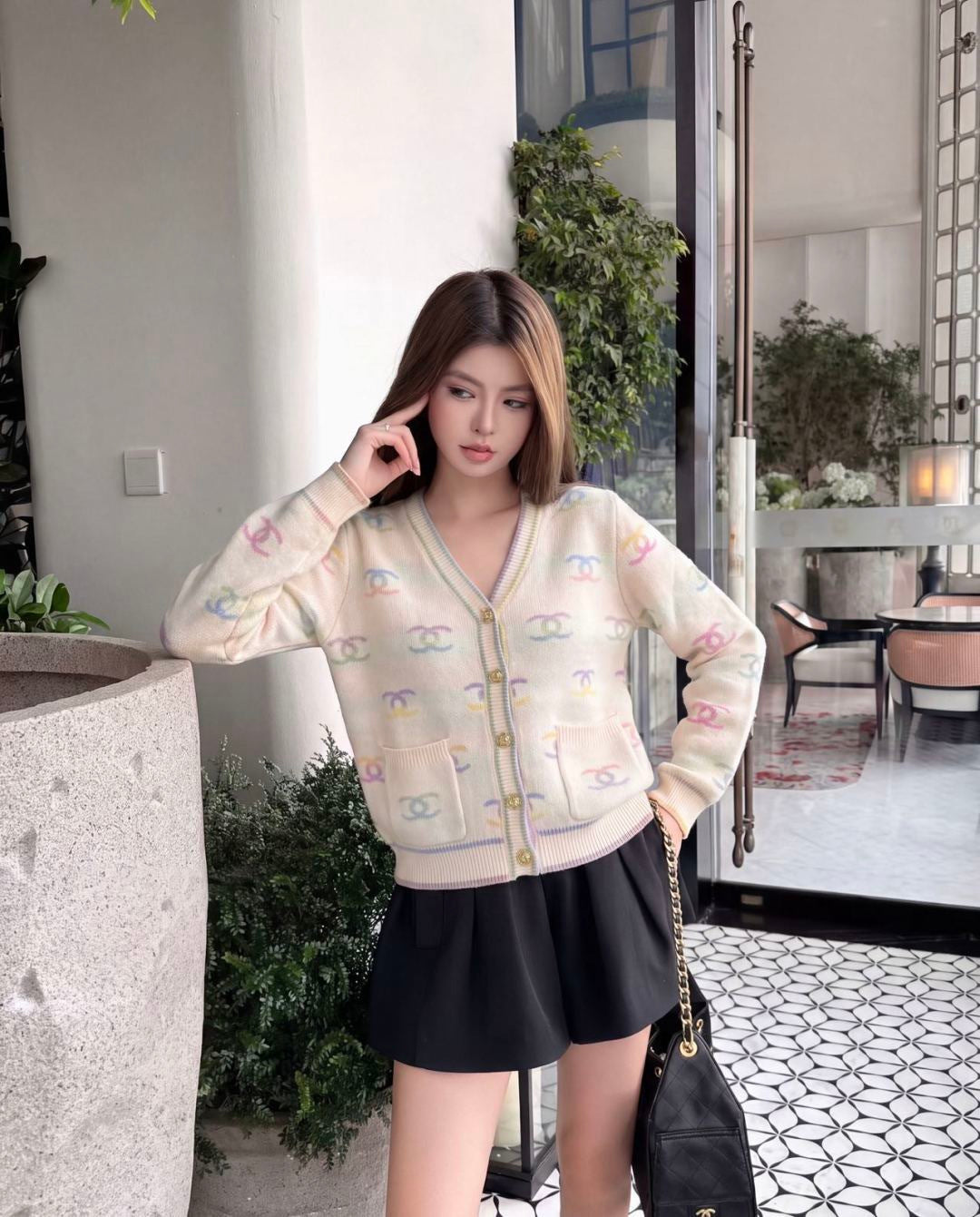 26FW New Logo Jacquard Cardigan 🤍