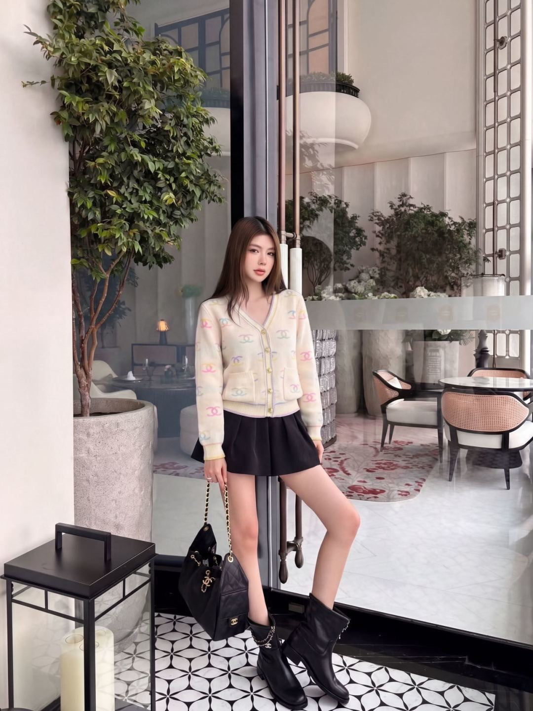 26FW New Logo Jacquard Cardigan 🤍