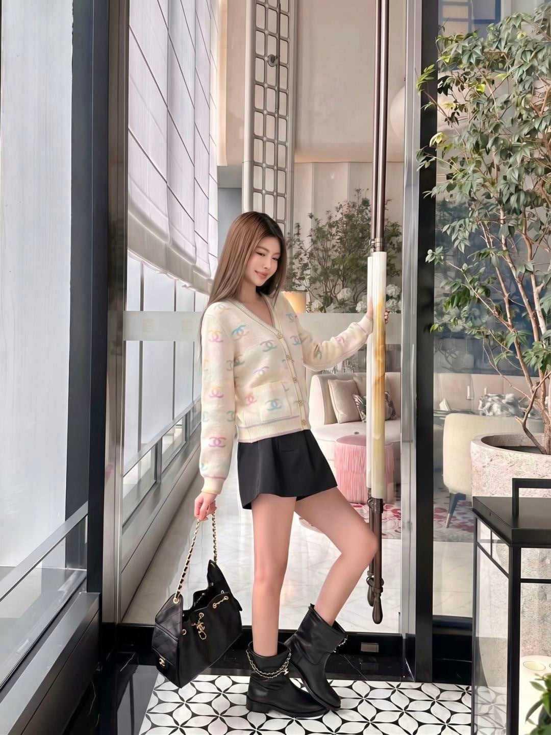 26FW New Logo Jacquard Cardigan 🤍